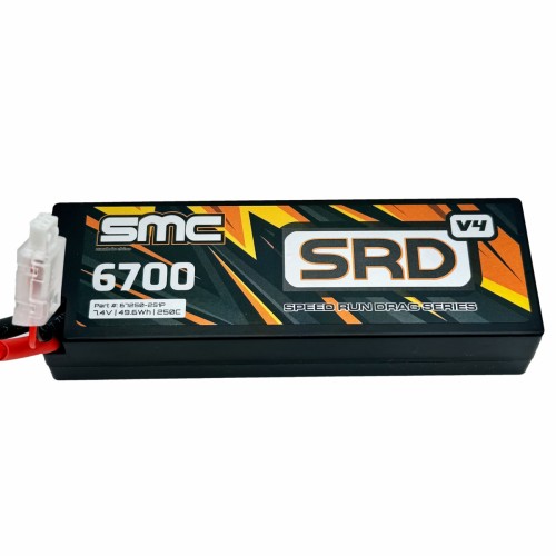 SRD-V4 7.4V-6700mAh-250C Hradcase pack SRD-V4 7.4V-6700mAh-250C Hradcase pack